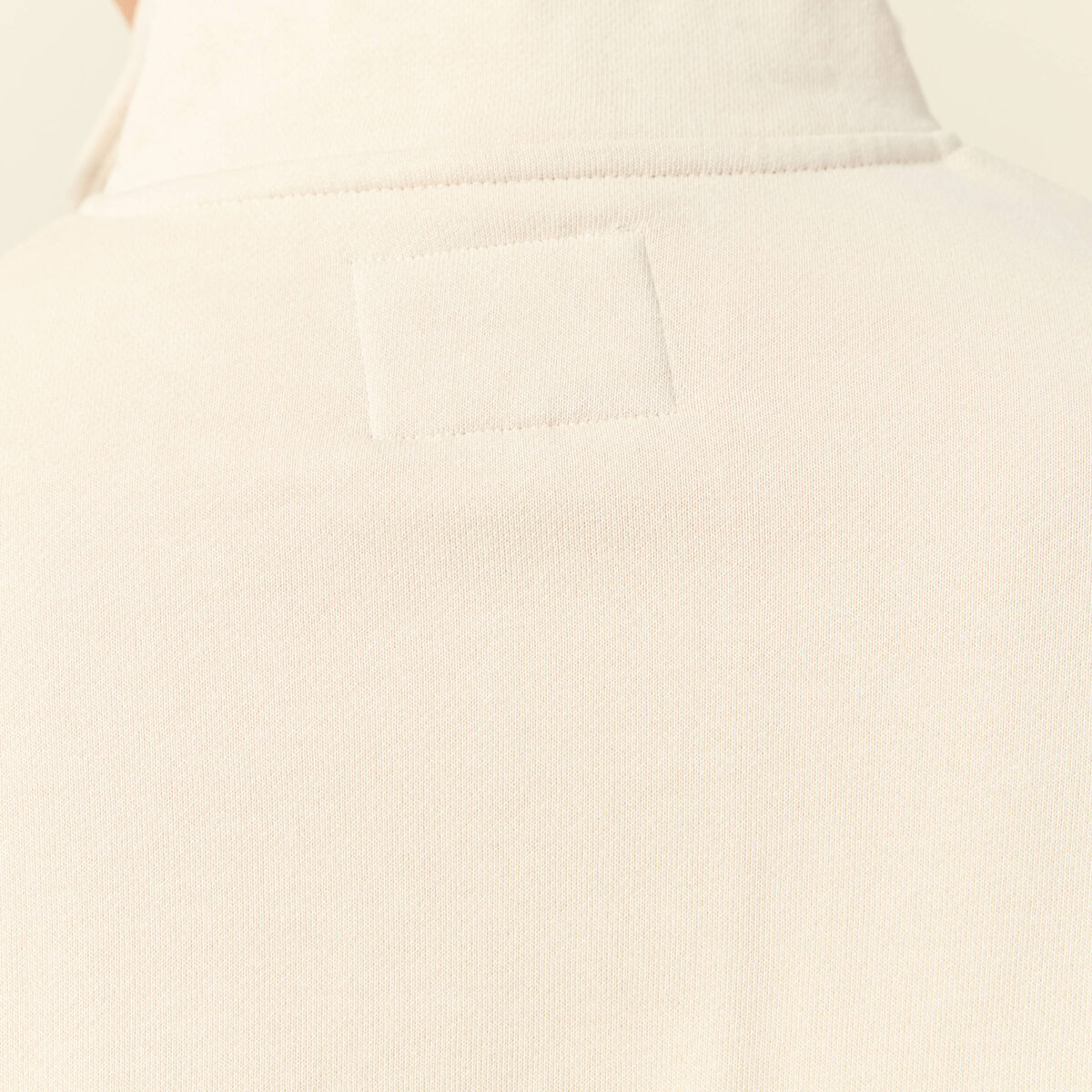 Sweat manches longues en coton sable homme