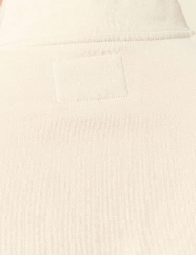 Sweat manches longues en coton sable homme