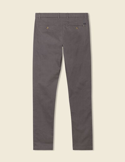 Pantalon chino longueur 32 gris homme