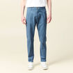 Pantalon chino slim bleu foncé homme