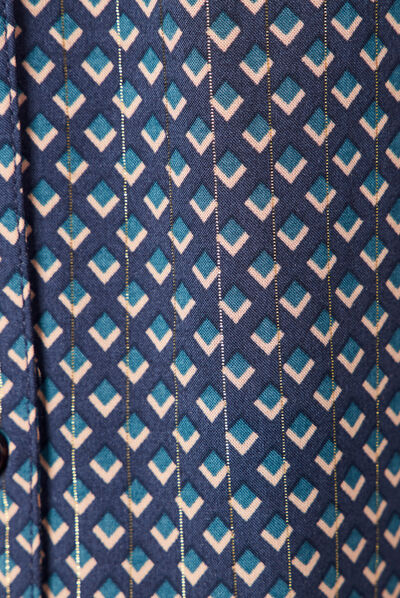 Chemise manches longues bleu femme