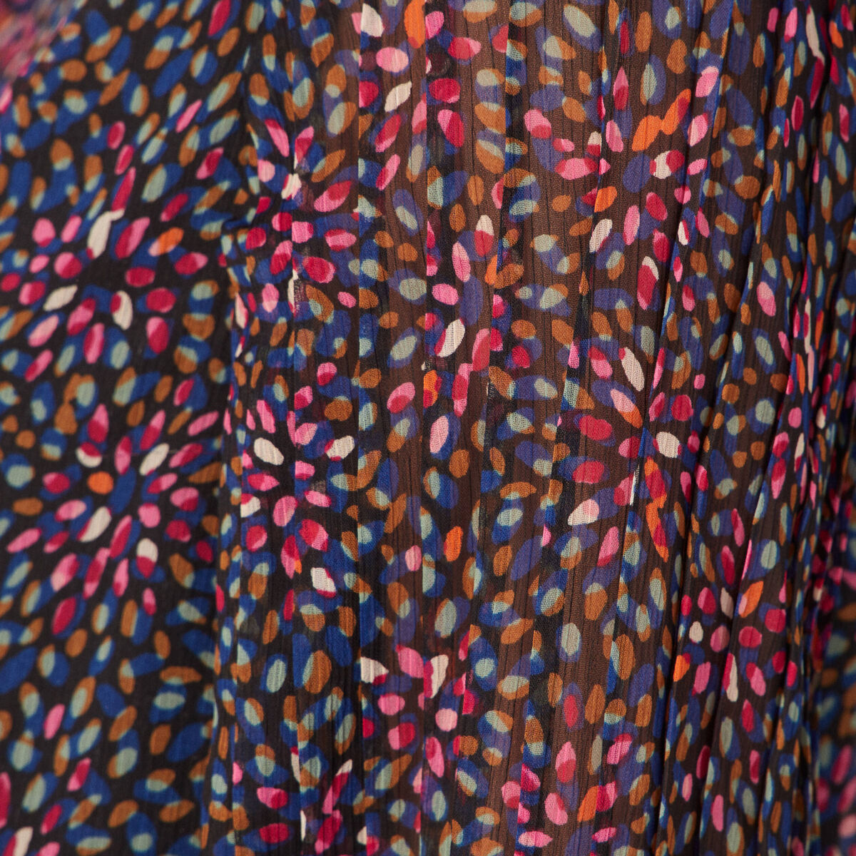 Blouse éco-responsable multicolore femme