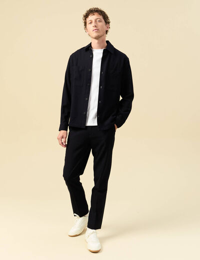 Pantalon bleu marine homme