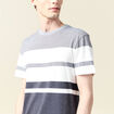 T-shirt manches courtes bleu marine homme