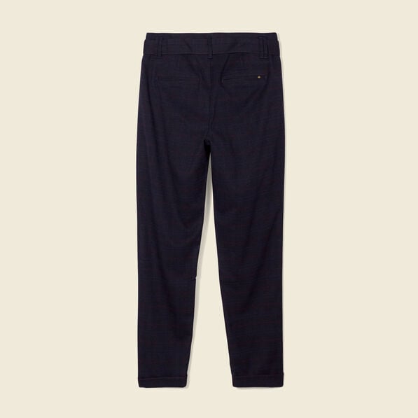 pantalon carotte ceinture bleu marine femme Pantalon carotte ceinturé bleu marine femme