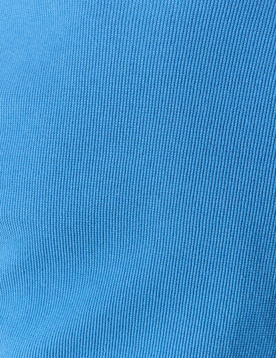 Pull fin col rond manches longues bleu fonc&eacute; homme
