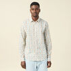 Chemise manches longues blanc homme