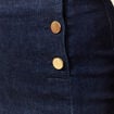 Jupe en jeans denim brut femme