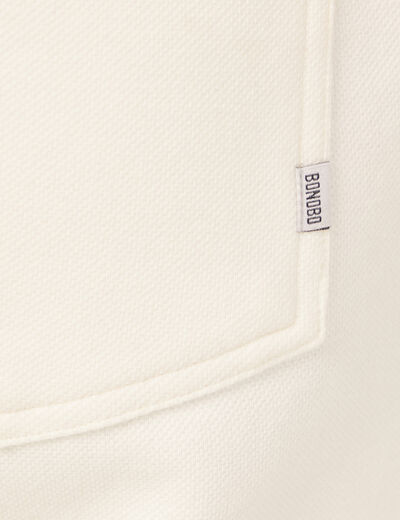 Short éco-responsable ecru homme