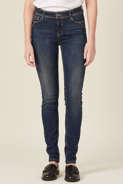 Jeans Marylin - skinny push up denim brut femme
