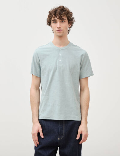 T-shirt manches courtes vert clair homme