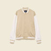Veste sweat manches longues ecru homme
