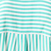 Chemise manches 3/4 vert turquoise femme