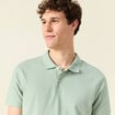 Polo éco-responsable vert homme