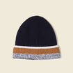 Bonnet fabriqu&eacute; en France bleu marine homme