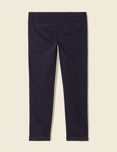 Pantalon chino Instinct bleu foncé femme