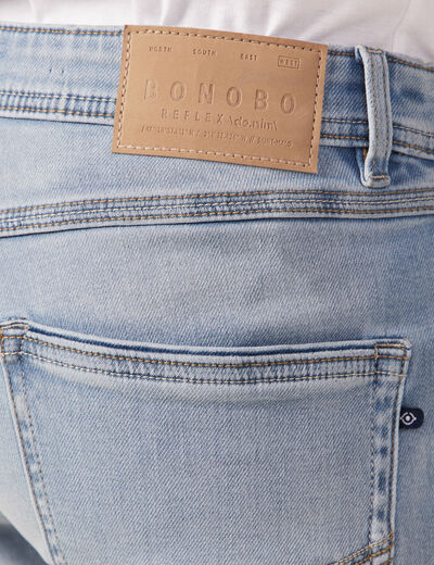 Jeans slim ultra stretch denim bleach homme