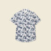 Chemise manches courtes blanc homme