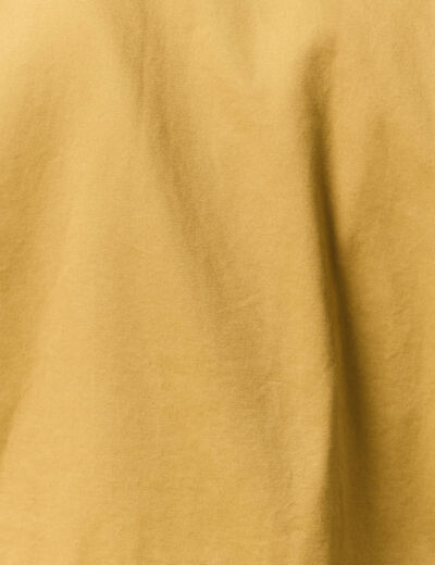 Saharienne col montant manches longues camel homme