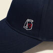 Casquette en coton bleu marine homme