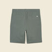 Short droit avec cordon vert kaki homme