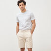 Bermuda gris clair homme