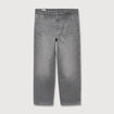 Jeans loose longueur 32 en coton denim gris homme