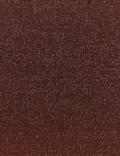 Robe longue ajust&eacute;e manches longues marron femme