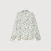 Blouse manches longues blanc femme