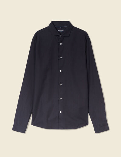 Chemise éco-responsable noir homme