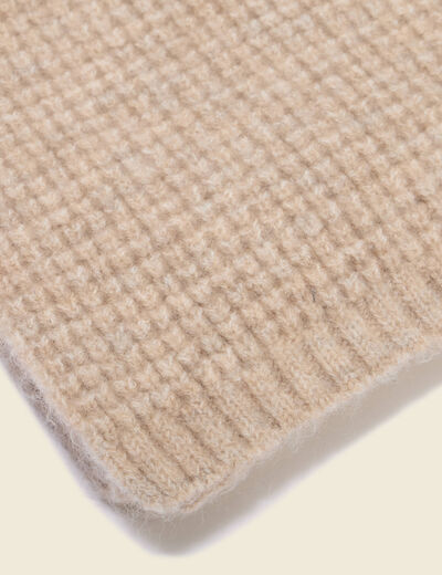&Eacute;charpe en maille beige homme