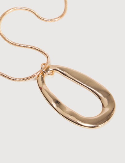 Collier couleur or femme