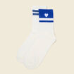 Lot de 2 paires de chaussettes bleu electrique femme