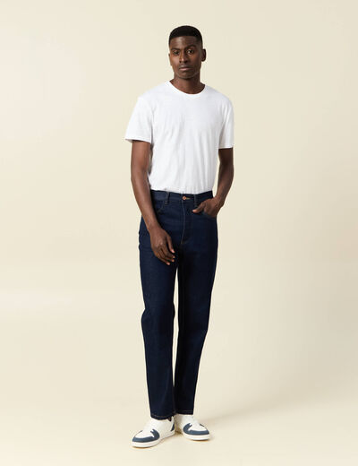 Jeans regular tapered denim brut clean homme