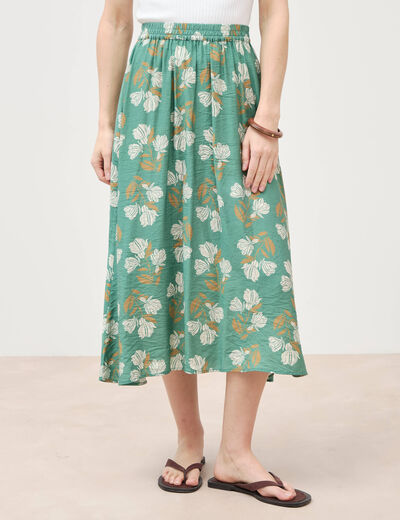 Jupe vert &eacute;meraude femme