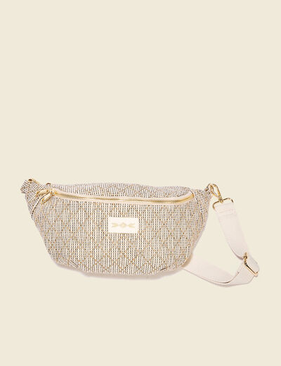 Sac banane sable femme