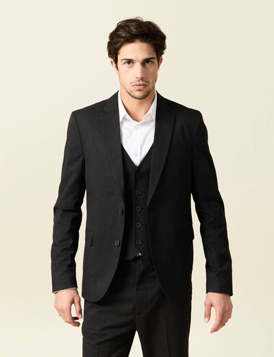 Veste blazer cintrée noir homme