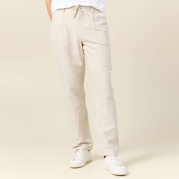 Pantalon chino straight beige homme