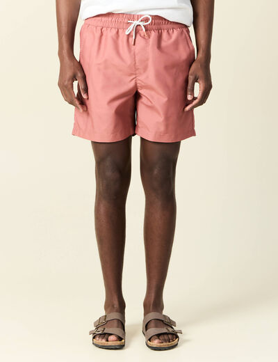 Short de bain vieux rose homme