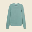 Pull éco-responsable vert foncé homme