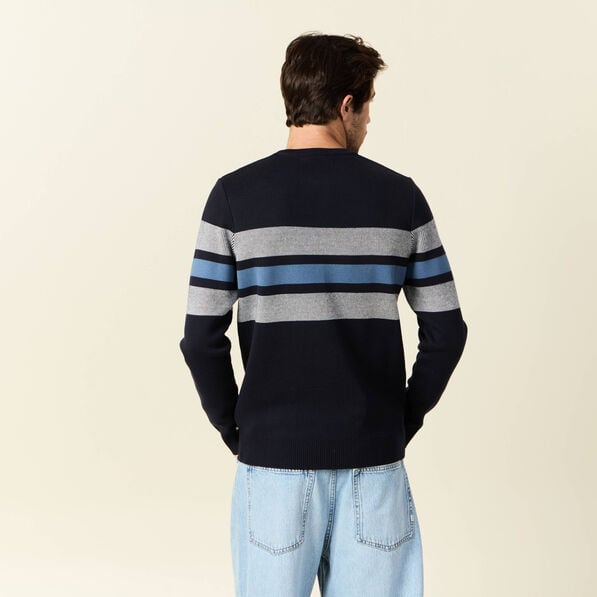 pull manches longues bleu marine homme Pull manches longues bleu marine homme