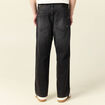Jeans large 5 poches longueur 32 denim snow noir homme