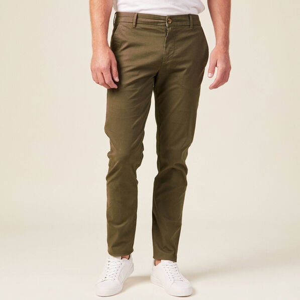 pantalon slim instinct chino taupe homme Pantalon slim Instinct chino taupe homme