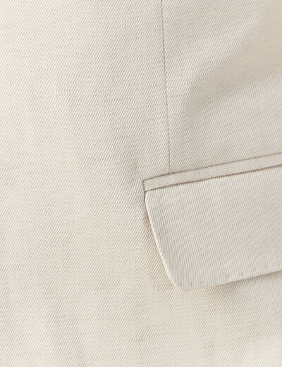 Veste blazer cintré sable homme
