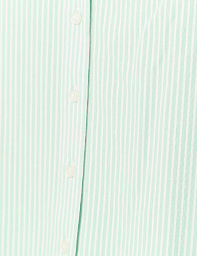 Chemise manches courtes vert pastel femme