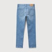Jeans slim longueur 32 denim bleach homme