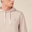 Sweat capuche éco-responsable gris homme