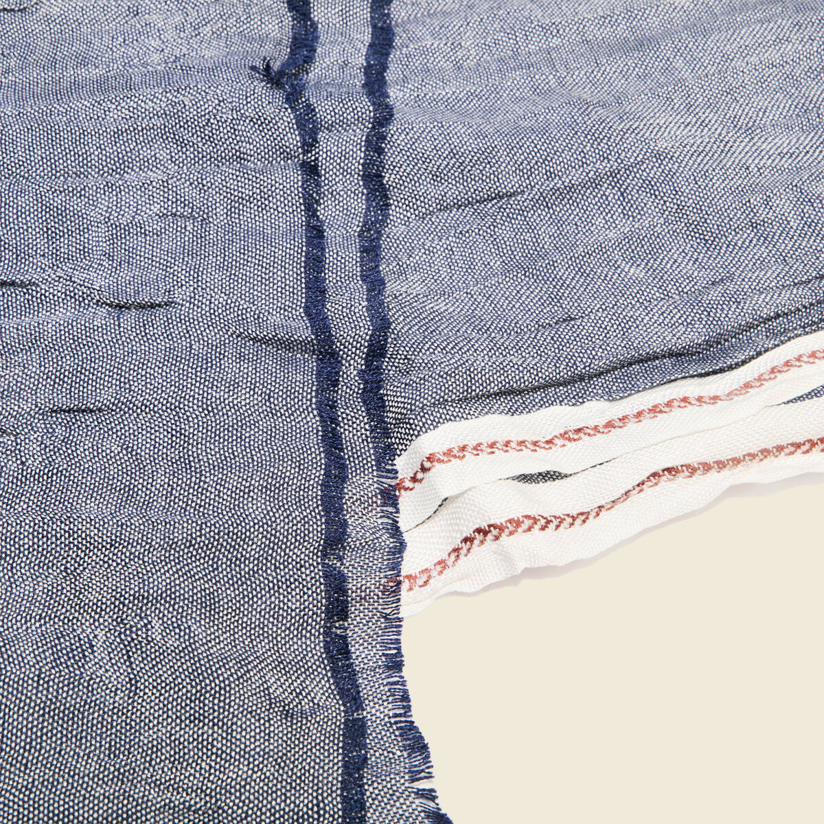 Foulard bleu marine homme
