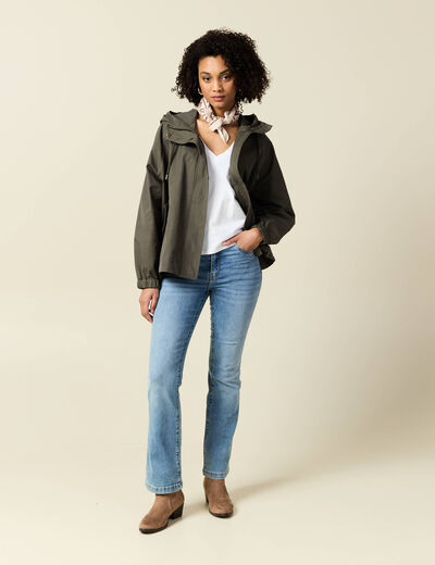 Jeans bootcut denim used femme
