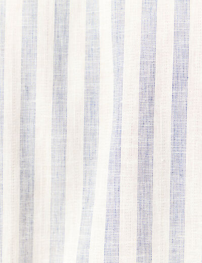 Chemise manches courtes ecru homme